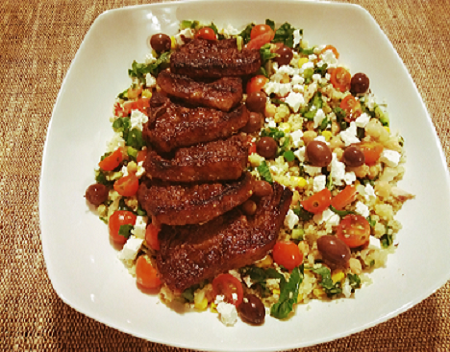 Mediterranean Couscous with Lamb